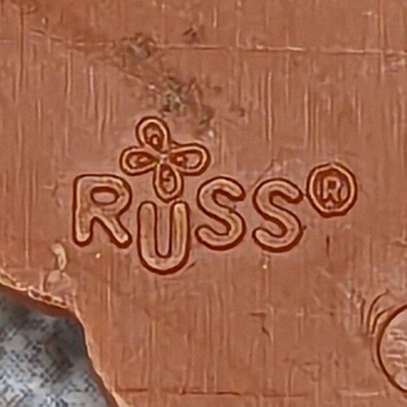 Vintage Russ "Happy Turkey Day" Pin Brooch Thanksgiving - Picture 3 of 3